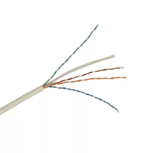 Legrand 632725 Cat6 netienený (U/UTP) 4-párový (AWG24) LSZH (LSOH) biely ECA 305 m-kartón Linkeo medený nástenný kábel