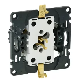   Legrand 753026 Valena InMatic gyermekvédelemmelrugós vezetékbekötéssel 2x2P+F csatlakozóaljzat
