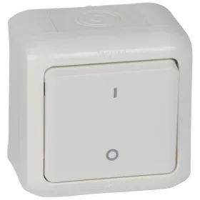   Legrand 782366 Forix 10 AX - 250 V fehér IP44 falon kívüli kétpólusú kapcsoló
