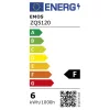 Emos ZQ5120 klasická A60 40W 470lúmenov E27 LED guľová žiarovka