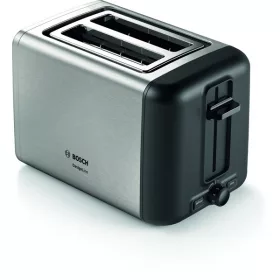   Bosch TAT3P420 DesignLine silber-schwarzer 2-Scheiben-Toaster