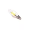 Žiarovka Iris Lighting Filament E14 FLC35 4W/4000K/360lm, sviečková LED, zdroj svetla