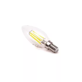   Žiarovka Iris Lighting Filament E14 FLC35 4W/4000K/360lm, sviečková LED, zdroj svetla