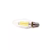 Žiarovka Iris Lighting Filament E14 FLC35 4W/4000K/360lm, sviečková LED, zdroj svetla