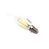 Žiarovka Iris Lighting Filament Longtip E14 FLCT35 4W/4000K/360lm zlatá sviečková LED žiarovka