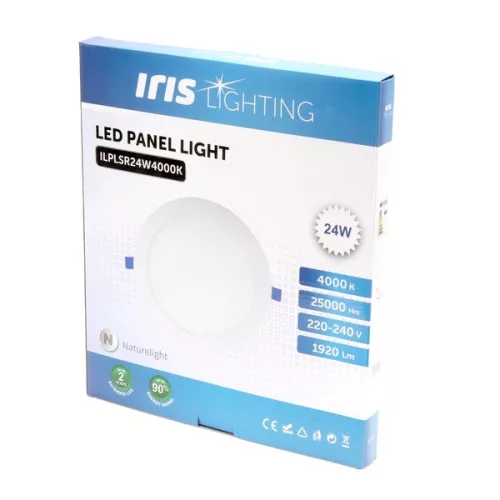 Kruhový LED panel pre zavesený strop Iris Lighting PLSR-24W 24W/1920lm/4000K