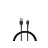 Xiaomi Mi Braided 1m USB A - USB Type-C čierny kábel