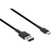 Xiaomi Mi Braided 1m USB A - USB Type-C čierny kábel