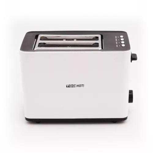 TOO TO-2SL106W-850W weißer 2-Scheiben-Toaster