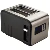 TOO TO-2SL105SS-800W Edelstahl-Toaster für 2 Scheiben