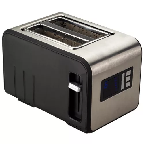 Hriankovač na 2 plátky z nehrdzavejúcej ocele TOO TO-2SL105SS-800W