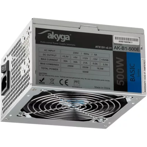Základný zdroj Akyga 500W (AK-B1-500E)