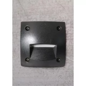   Fumagalli LETI 100 SQUARE ST LED 3W GX53 fekete kültéri beépíthető falilámpa