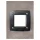 Fumagalli LETI 100 SQUARE ST LED 3W GX53 fekete kültéri beépíthető falilámpa
