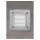 Fumagalli LETI 100 SQUARE ST LED 3W GX53 fehér kültéri beépíthető falilámpa