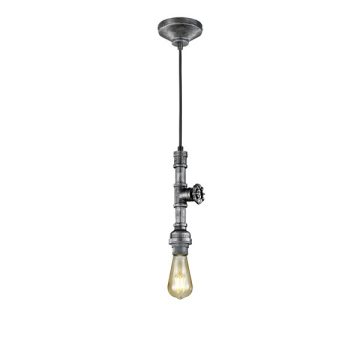   TRIO 307000188 GOTHAM 1 x E27 antik ezüst fém 1 ágú függeszték