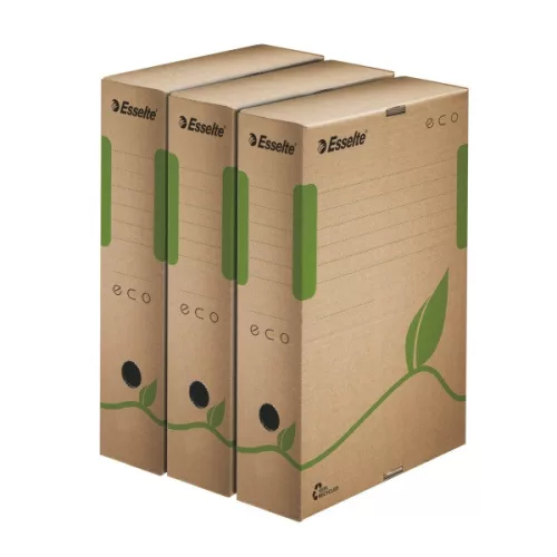 Esselte Eco 8cm barna archiváló doboz