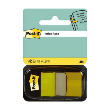   3M Post-it 680-5 25x43mm öntapadós 50lapos sárga jelölőcímke