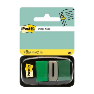   3M Post-it 680-3 25x43mm öntapadós 50lapos zöld jelölőcímke