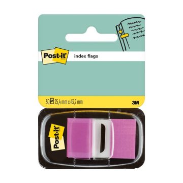   3M Post-it 680-8 25x43mm öntapadós 50lapos lila jelölőcímke