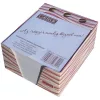Caesar-Notizblock, weiß, flach, mit Box und Stiftehalter