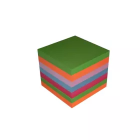 8,5 x 8,5 x 7 cm farbiger Abreißblock