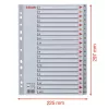Esselte A4 A-Z-ig műanyag regiszter