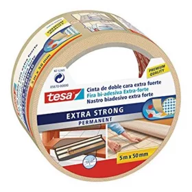   Tesa 05670 50 mm x 5 m extra starkes doppelseitiges Klebeband