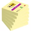 Post-it® Super Sticky 654-S 76x76mm 90 Blatt gelber Notizblock 100% PEFC, SGSCH-PEFC-COC-110078