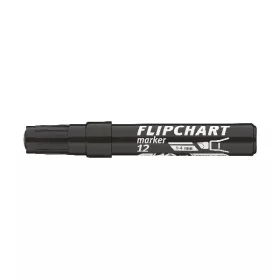 ICO Flipchart 12 fekete marker