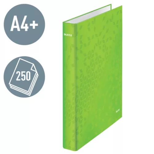 Leitz Wow A4 2 gyűrűs zöld gyűrűskönyv