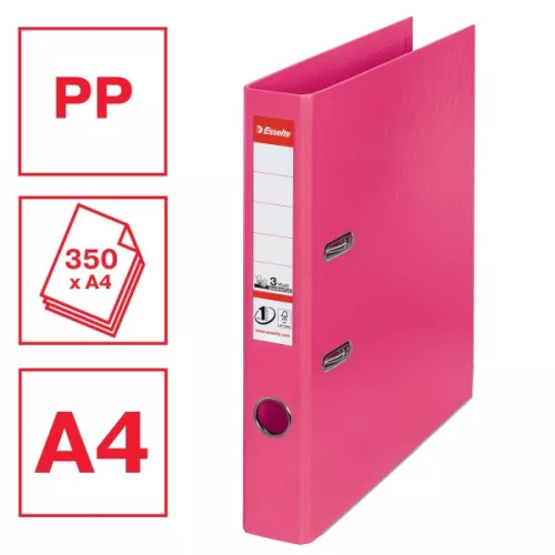 Esselte Standard A4 5cm rózsaszín iratrendező