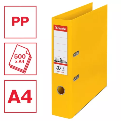 Esselte Standard A4 7,5cm sárga iratrendező