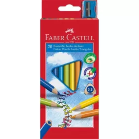   Faber-Castell Grip Junior háromszögletű 20 db-os színesceruza készlet