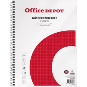 Office Depot A4+ lefűzhető kockás spirálfüzet