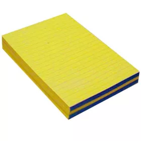 A5 linierter Haftnotizblock gelb