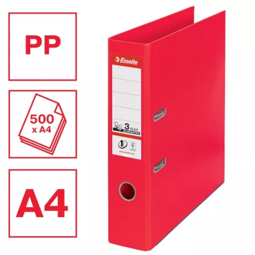 Esselte Standard Vivida A4 7,5cm piros iratrendező