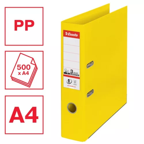 Esselte Standard Vivida A4 7,5cm sárga iratrendező