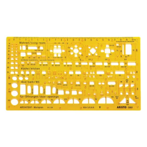 Aristo 1:100 építész kombisablon