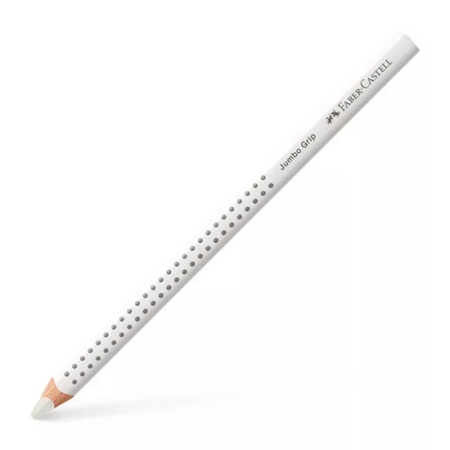 Faber-Castell Grip Jumbo háromszögletű fehér színes ceruza