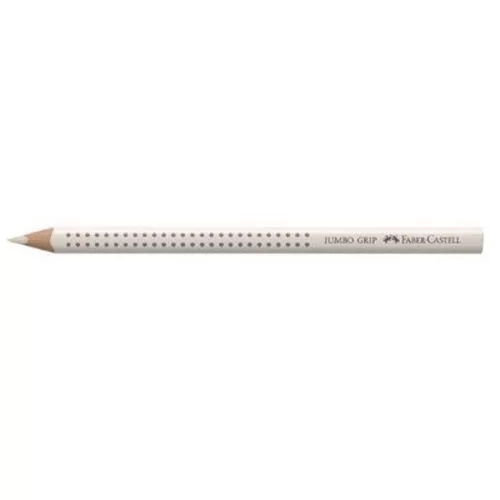 Faber-Castell Grip Jumbo háromszögletű fehér színes ceruza