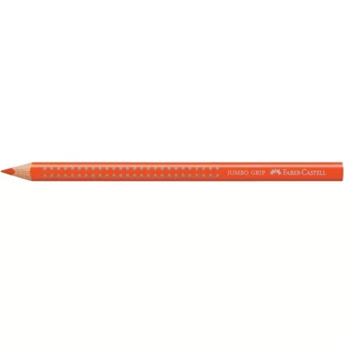 Faber-Castell Grip Jumbo háromszögletű narancssárga színes ceruza
