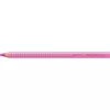 Faber-Castell Grip Jumbo háromszögletű flamingó rózsaszín színes ceruza