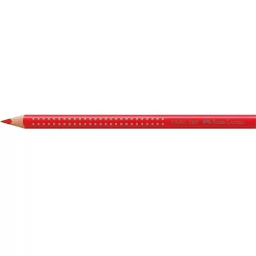 Faber-Castell Grip Jumbo háromszögletű eperpiros színes ceruza