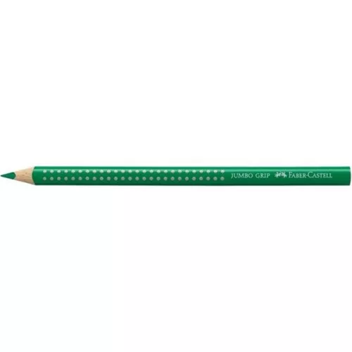 Faber-Castell Grip Jumbo háromszögletű zöld színes ceruza