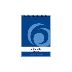 Herlitz-Spiralheft, liniert, 50 Blatt, A6,