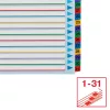 Esselte A4 extra széles újraírható 1-31 regiszter