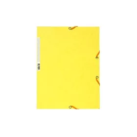 Exacompta A4 plastična gumena mapa limun žute boje