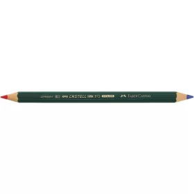 Faber-Castell 873 hatszögletű vastag piros/kék postairón
