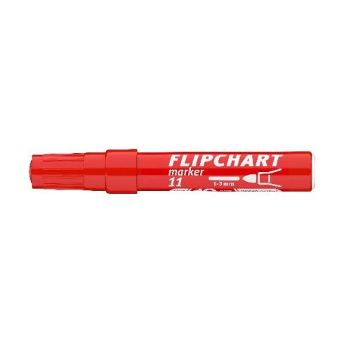 ICO Flipchart 11 piros marker